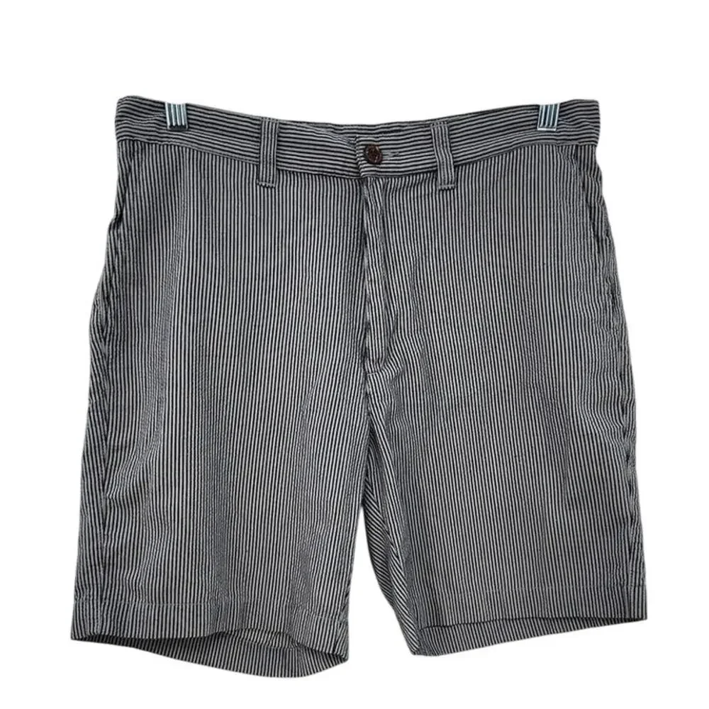 Men's Patagonia Cotton M's Puckerware Shorts Size 32 Black Grey - Picture 2 of 10